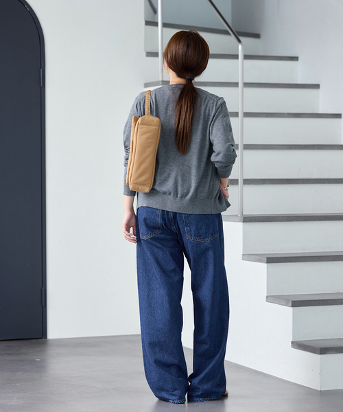 NEEDBY heritage（ニードバイヘリテージ）の「【NEEDBY heritage/ニードバイ ヘリテージ】 KOH（デニムパンツ・レディース・サックスブルー/ネイビー・29/28/27）」の6枚目の写真