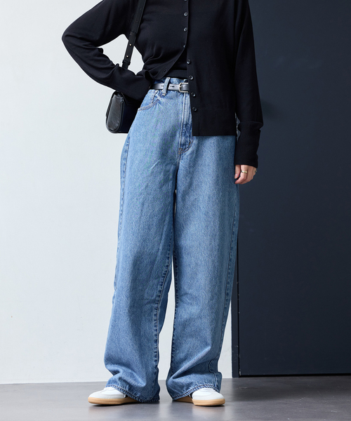 NEEDBY heritage（ニードバイヘリテージ）の「【NEEDBY heritage/ニードバイ ヘリテージ】 KOH（デニムパンツ・レディース・サックスブルー/ネイビー・29/28/27）」の8枚目の写真