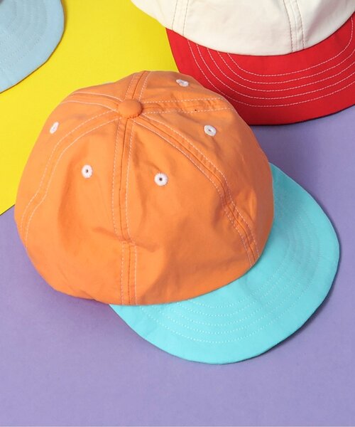 BREEZE（ブリーズ）の「【20周年】HAPPY FO SMILE キャップ（キャップ・キッズ・グリーン/パープル/オレンジ/ピンク/オフホワイト/ブルー・54/50/58）」の6枚目の写真