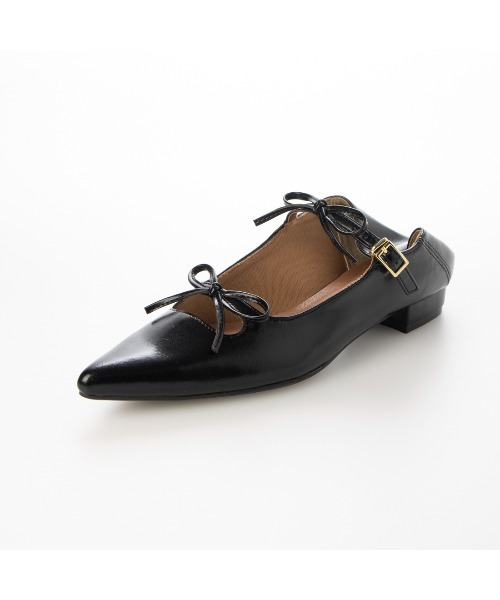 EVOL(イーボル)の「【EVOL】ダブルリボンソフトポインテッドパンプス IX5433(パンプス・レディース・ブラック/ベージュ/シルバー/ピンク/ブラック系その他・24.5cm/24.0cm/23.5cm/23.0cm/22.5cm/22.0cm/25.0cm)」の11枚目の写真