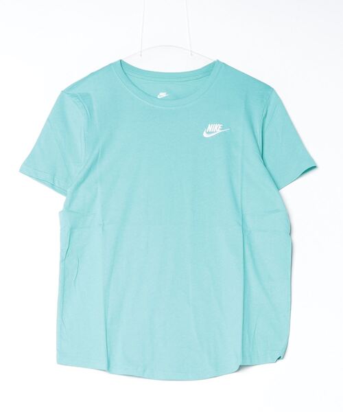 NIKE(ナイキ)の「ナイキ NIKE ナイキ NSW クラブ S/S Tシャツ(Tシャツ/カットソー・レディース・グレー/ブラック/ホワイト/エメラルド・M/L/S/XL)」の4枚目の写真