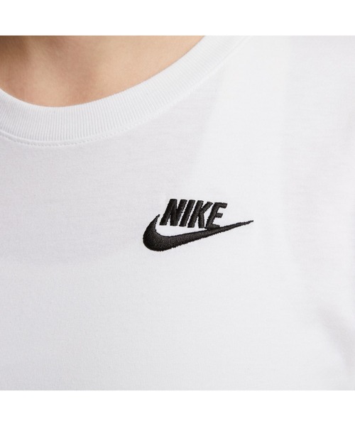 NIKE(ナイキ)の「ナイキ NIKE ナイキ NSW クラブ S/S Tシャツ(Tシャツ/カットソー・レディース・グレー/ブラック/ホワイト/エメラルド・M/L/S/XL)」の10枚目の写真