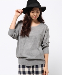 Discoat Parisien | アンジェリーナ編地切替ドルマン(ニット/セーター)