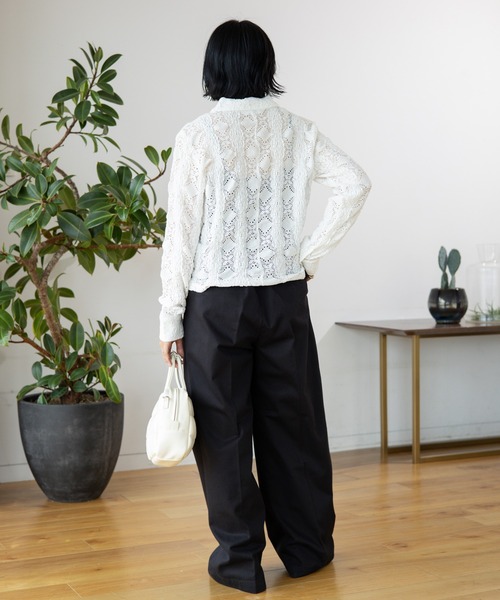 LEPSIM（レプシィム）の「加工感チノパンツ　131531（チノパンツ・レディース・ベージュ/ブラウン/チャコールグレー・LARGE/MEDIUM）」の9枚目の写真