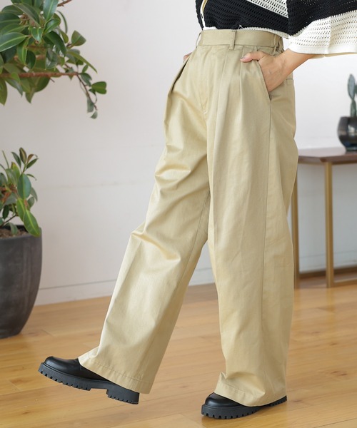 LEPSIM（レプシィム）の「加工感チノパンツ　131531（チノパンツ・レディース・ベージュ/ブラウン/チャコールグレー・LARGE/MEDIUM）」の13枚目の写真