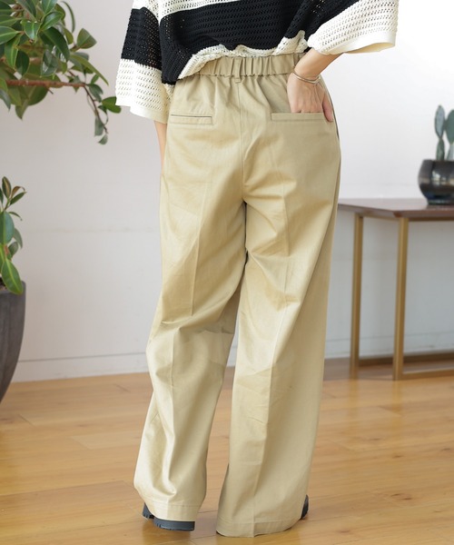 LEPSIM（レプシィム）の「加工感チノパンツ　131531（チノパンツ・レディース・ベージュ/ブラウン/チャコールグレー・LARGE/MEDIUM）」の14枚目の写真
