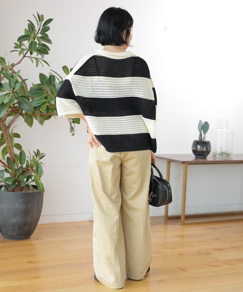 LEPSIM（レプシィム）の「加工感チノパンツ　131531（チノパンツ・レディース・ベージュ/ブラウン/チャコールグレー・LARGE/MEDIUM）」の17枚目の写真