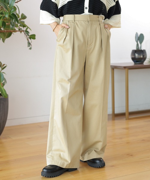 LEPSIM（レプシィム）の「加工感チノパンツ　131531（チノパンツ・レディース・ベージュ/ブラウン/チャコールグレー・LARGE/MEDIUM）」の11枚目の写真