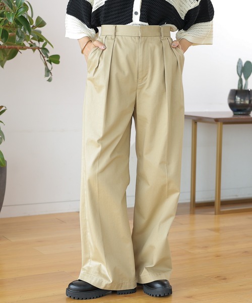 LEPSIM（レプシィム）の「加工感チノパンツ　131531（チノパンツ・レディース・ベージュ/ブラウン/チャコールグレー・LARGE/MEDIUM）」の10枚目の写真