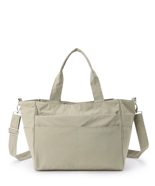 SHOO・LA・RUE(シューラルー)の「◆【撥水/2WAY/キャリーオン】10ポケスクエアミニボストンバッグ(ボストンバッグ・レディース・ベージュ/ブラック/ダークグレー・00)」の17枚目の写真