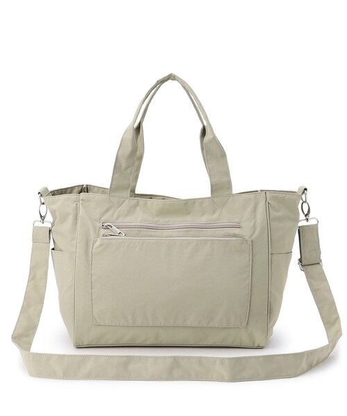 SHOO・LA・RUE(シューラルー)の「◆【撥水/2WAY/キャリーオン】10ポケスクエアミニボストンバッグ(ボストンバッグ・レディース・ベージュ/ブラック/ダークグレー・00)」の19枚目の写真