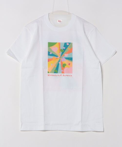B.I.D.（ビーアイディー）の「《Spread Love》オリジナルプリント S/S T（Tシャツ/カットソー・レディース・ブラック/ホワイト・MEDIUM/LARGE/SMALL）」の2枚目の写真