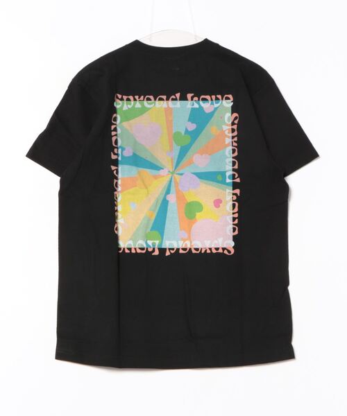 B.I.D.（ビーアイディー）の「《Spread Love》オリジナルプリント S/S T（Tシャツ/カットソー・レディース・ブラック/ホワイト・MEDIUM/LARGE/SMALL）」の3枚目の写真