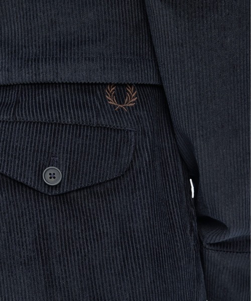 FRED PERRY（フレッドペリー）の「Tapered Corduroy Trouser／テーパードコーデュロイトラウザー（その他パンツ・メンズ・ダークグリーン/ネイビー・28/30/32）」の6枚目の写真