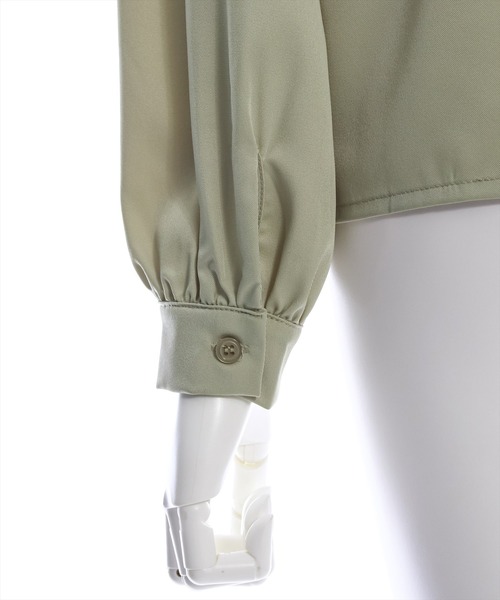 clear(クリア)の「セーラーカラー長袖ボウタイブラウス≪2024AW新作≫(シャツ/ブラウス・レディース・アイボリー/サックスブルー/ベージュ・F)」の21枚目の写真