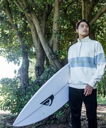 QS OMNI HF ZIP SWEAT/クイックシルバーハーフジップスウェットトレーナー