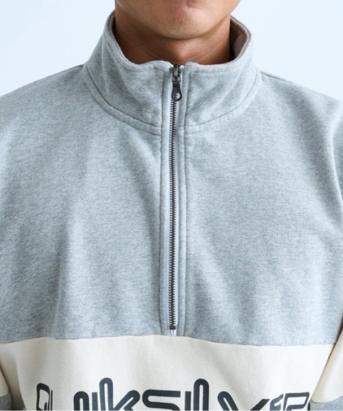 Quiksilver(クイックシルバー)の「QS OMNI HF ZIP SWEAT/クイックシルバーハーフジップスウェットトレーナー(スウェット・メンズ・アイボリー/グレー/グリーン・LARGE/MEDIUM/X-LARGE/SMALL)」の7枚目の写真