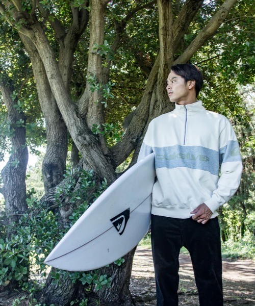 Quiksilver(クイックシルバー)の「QS OMNI HF ZIP SWEAT/クイックシルバーハーフジップスウェットトレーナー(スウェット・メンズ・アイボリー/グレー/グリーン・LARGE/MEDIUM/X-LARGE/SMALL)」の13枚目の写真