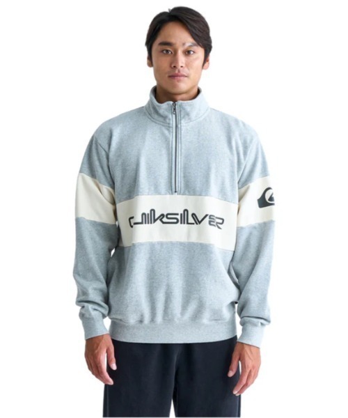 Quiksilver(クイックシルバー)の「QS OMNI HF ZIP SWEAT/クイックシルバーハーフジップスウェットトレーナー(スウェット・メンズ・アイボリー/グレー/グリーン・LARGE/MEDIUM/X-LARGE/SMALL)」の17枚目の写真