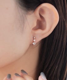 dee doo dah（ディドゥダ）の「＜痛くないシリーズ＞【deedoodah】ビジュースプリングイヤリング（イヤリング）」