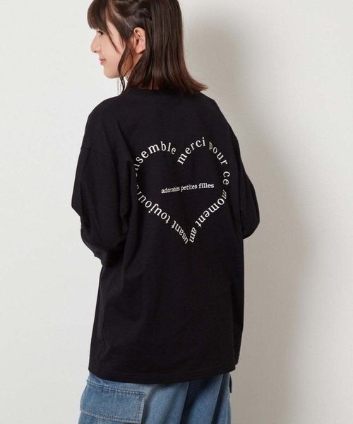 a.v.v（アーヴェヴェ）の「[160]アソートロゴロンＴ（Tシャツ/カットソー・キッズ・ブラック/ライトグレー/ホワイト・160）」の2枚目の写真
