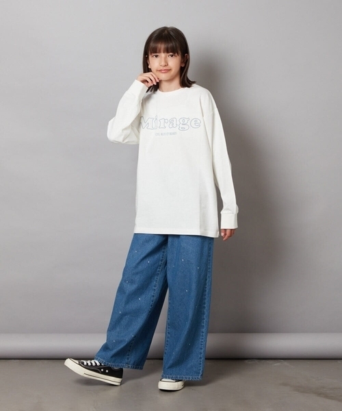a.v.v（アーヴェヴェ）の「[160]アソートロゴロンＴ（Tシャツ/カットソー・キッズ・ブラック/ライトグレー/ホワイト・160）」の16枚目の写真