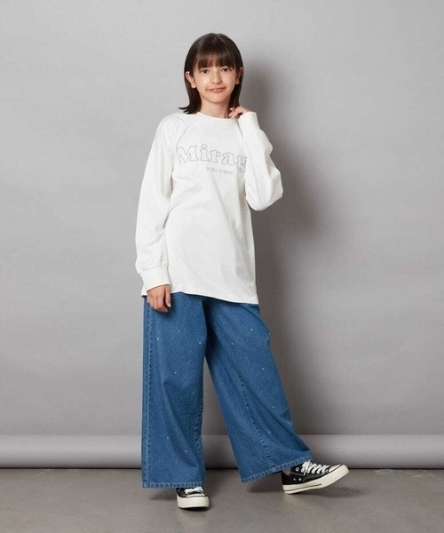 a.v.v（アーヴェヴェ）の「[160]アソートロゴロンＴ（Tシャツ/カットソー・キッズ・ブラック/ライトグレー/ホワイト・160）」の18枚目の写真