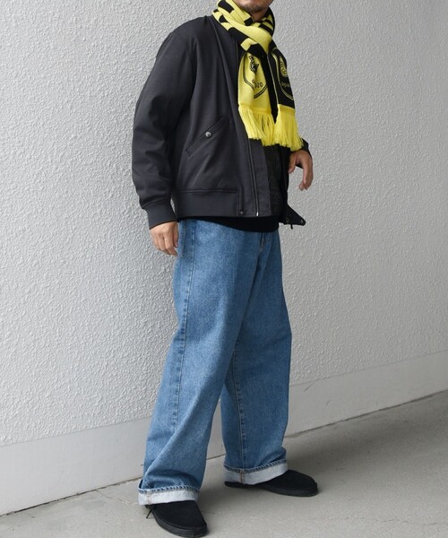 UMBRO（アンブロ）の「【SHIPS any別注】UMBRO: エンブレム サッカー マフラー◇（マフラー・メンズ・イエロー/ダークグレー/ライトブルー・ONE SIZE）」の10枚目の写真