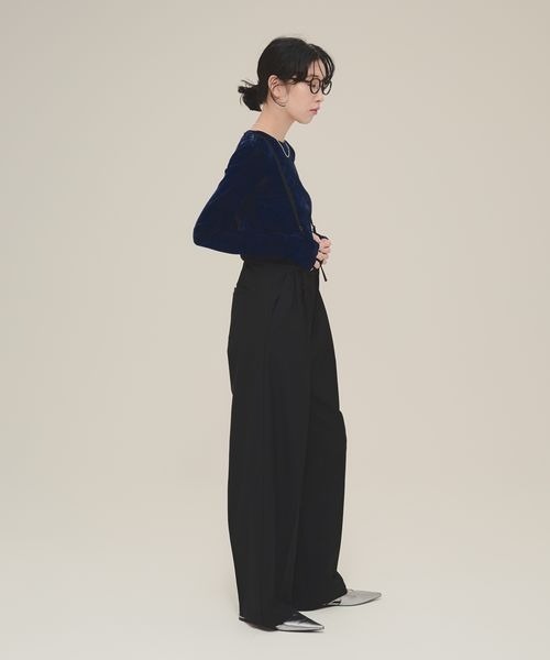 eL（エル）の「【eL】Sheer Velour Pullover/130745（Tシャツ/カットソー・レディース・ブラック/オフホワイト/ネイビー/ホワイト系その他/ブラック系その他/ネイビー系・FREE）」の21枚目の写真