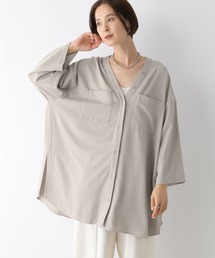 LEPSIM | Vネックワイドチュニックシャツワンピース/AW 145461(チュニック)
