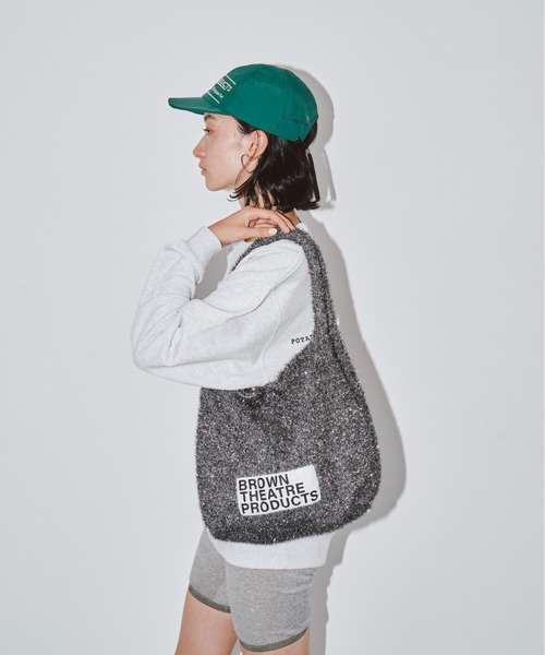 THEATRE PRODUCTS(シアタープロダクツ)の「ラメニットトートバッグ(トートバッグ・レディース・シルバー/ブラック/ブラック系2/ベージュ・FREE)」の12枚目の写真