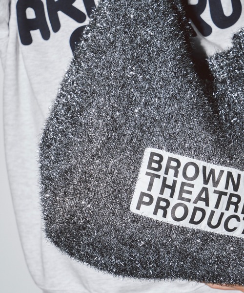 THEATRE PRODUCTS(シアタープロダクツ)の「ラメニットトートバッグ(トートバッグ・レディース・シルバー/ブラック/ブラック系2/ベージュ・FREE)」の16枚目の写真