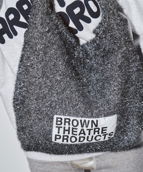 THEATRE PRODUCTS(シアタープロダクツ)の「ラメニットトートバッグ(トートバッグ・レディース・シルバー/ブラック/ブラック系2/ベージュ・FREE)」の17枚目の写真