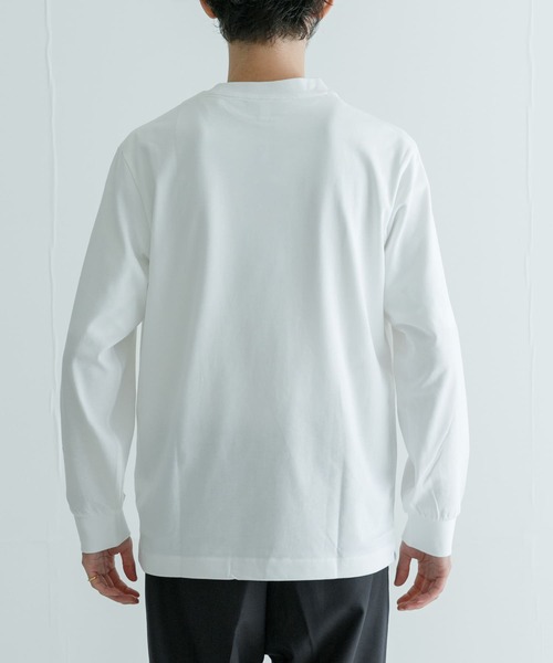 LACOSTE(ラコステ)の「LACOSTE ベーシックロングスリーブTシャツ(Tシャツ/カットソー・メンズ・ネイビー/ホワイト/ブラック・4/5)」の6枚目の写真