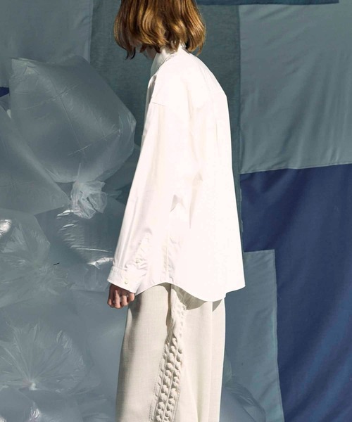 メゾンスペシャル Suvin Cotton Prime-Over Shirt UNISEX》120/2 Suvin Cotton Typewriter Prime-Over Shirt