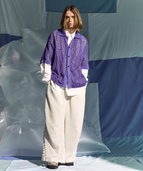 MAISON SPECIAL（メゾンスペシャル）の「《UNISEX》120/2 Suvin Cotton Typewriter Prime-Over Shirt/スビンコットンタイプライタープライムオーバーシャツ【MAISON SPECIAL/メゾンスペシャル】（シャツ/ブラウス・メンズ・ブルー系その他/ホワイト/ブラック/ブルー系その他2/ブルー系その他3/グレー/ブルー・0/1/2）」の17枚目の写真