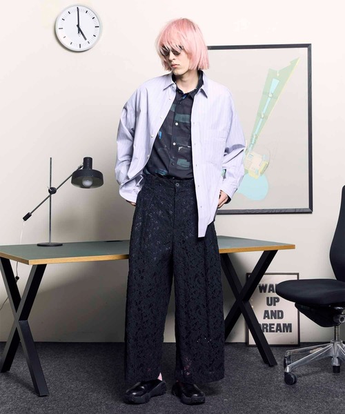 UNISEX》120/2 Suvin Cotton Typewriter Prime-Over Shirt