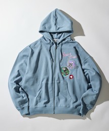 AIRWALK（エアウォーク）の「【AIRWALK】90's グラフィック刺繍 ヘビーウェイトコットン スウェットジップフーディパーカー（パーカー）」