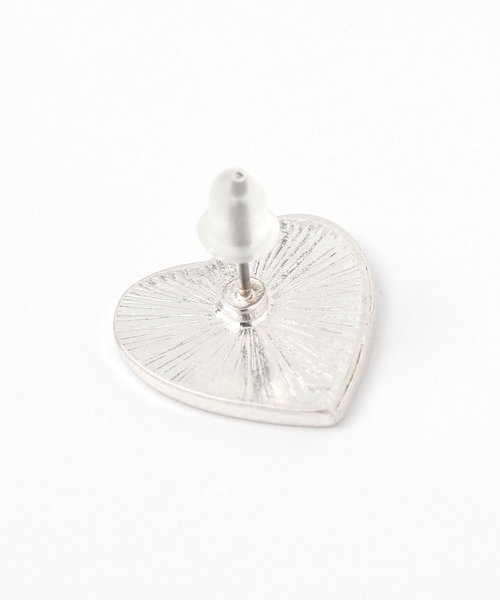 tiny tiny（ティニーティニー）の「ハートローズピアス[tiny tiny(ティニーティニー)]（ピアス（両耳用）・レディース・イエロー/グレー・0）」の4枚目の写真