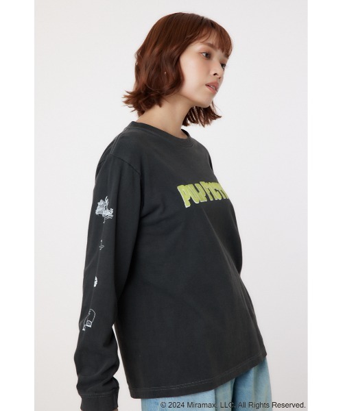 RODEO CROWNS WIDE BOWL（ロデオクラウンズワイドボウル）の「【PULP FICTION】Mia L/S Tシャツ（Tシャツ/カットソー・レディース・ブラック/ホワイト・FREE）」の4枚目の写真