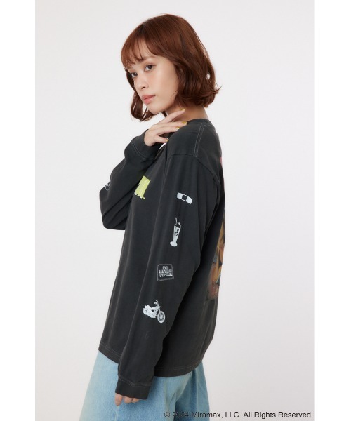 RODEO CROWNS WIDE BOWL（ロデオクラウンズワイドボウル）の「【PULP FICTION】Mia L/S Tシャツ（Tシャツ/カットソー・レディース・ブラック/ホワイト・FREE）」の5枚目の写真