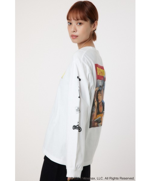 RODEO CROWNS WIDE BOWL（ロデオクラウンズワイドボウル）の「【PULP FICTION】Mia L/S Tシャツ（Tシャツ/カットソー・レディース・ブラック/ホワイト・FREE）」の10枚目の写真