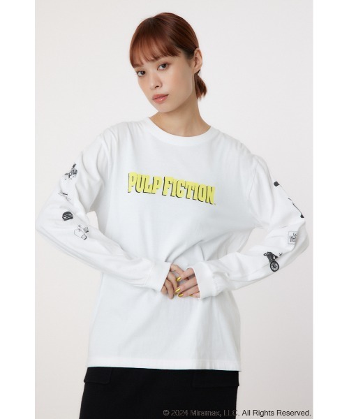 RODEO CROWNS WIDE BOWL（ロデオクラウンズワイドボウル）の「【PULP FICTION】Mia L/S Tシャツ（Tシャツ/カットソー・レディース・ブラック/ホワイト・FREE）」の11枚目の写真
