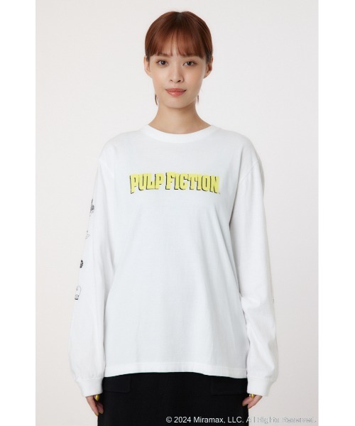 RODEO CROWNS WIDE BOWL（ロデオクラウンズワイドボウル）の「【PULP FICTION】Mia L/S Tシャツ（Tシャツ/カットソー・レディース・ブラック/ホワイト・FREE）」の15枚目の写真