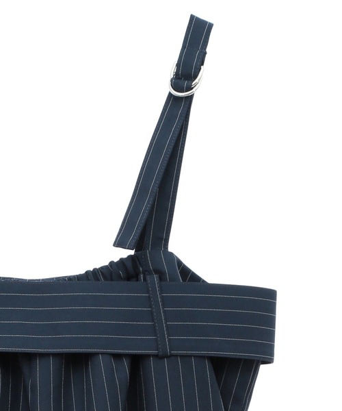 earth music&ecology（アースミュージックアンドエコロジー）の「ベルトベアサロペット（サロペット/オーバーオール・レディース・ネイビー系2/ブラック/グレー系その他2・FREE）」の19枚目の写真