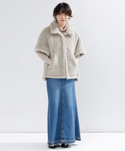 TICCA ウールファーポンチョ ティッカ TICCA/ティッカ ウールファーポンチョ（ポンチョ）｜TICCA