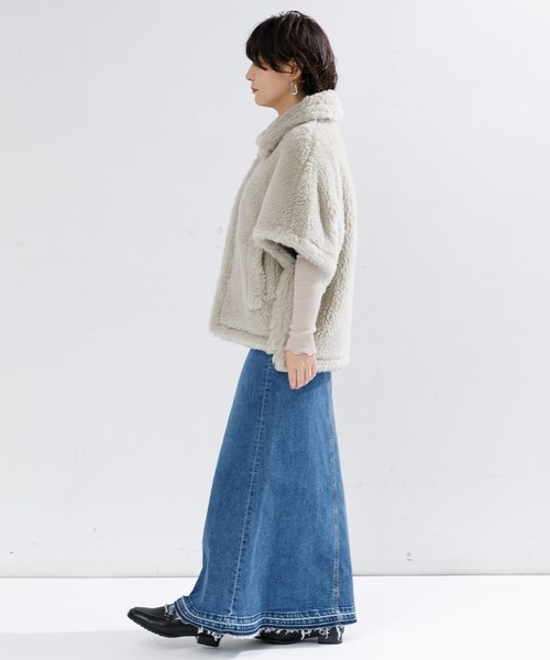 TICCA（ティッカ）の「TICCA WOOLファーポンチョ（ポンチョ）」 - WEAR