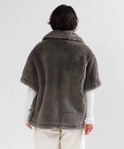 TICCA（ティッカ）の「TICCA WOOLファーポンチョ（ポンチョ
