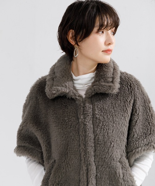 TICCA（ティッカ）の「TICCA WOOLファーポンチョ（ポンチョ