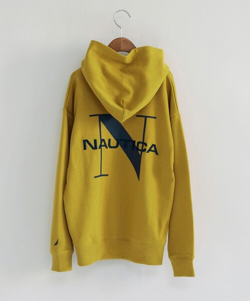 NAUTICA(ノーティカ)の「【NAUTICA/ノーティカ】BACK N ロゴ裏毛パーカー(パーカー・キッズ・アイボリー/マスタード/ネイビー・XL/M/L/XS/S)」の3枚目の写真